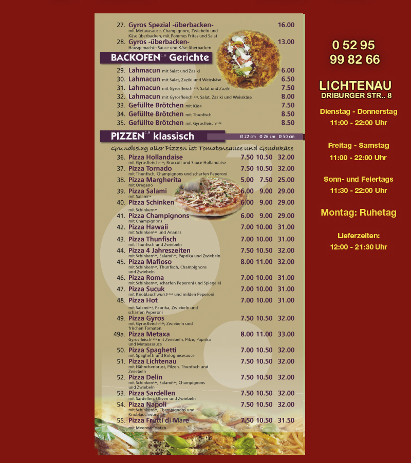 Speisekarte-Backofen-Gerichte-Pizzen